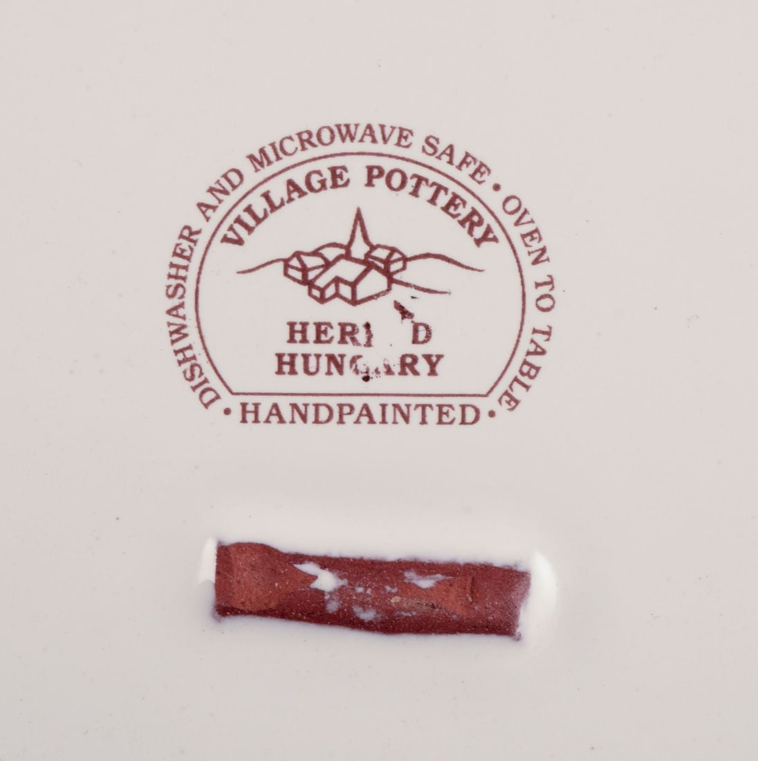 Herend, Hungary. A set of six deep ceramic plates. Approx. 1980s. - 7