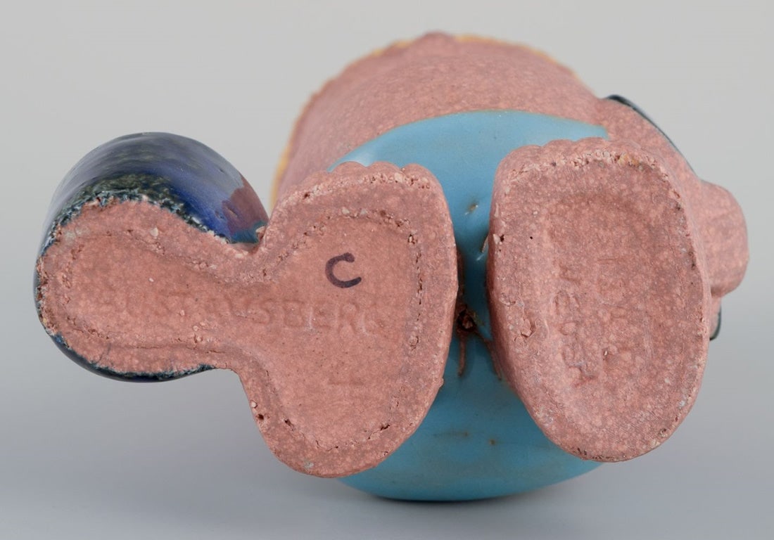 Lisa Larson for Gustavsberg. Stoneware figurine from the "Children of the World" series. Boy with a - 8