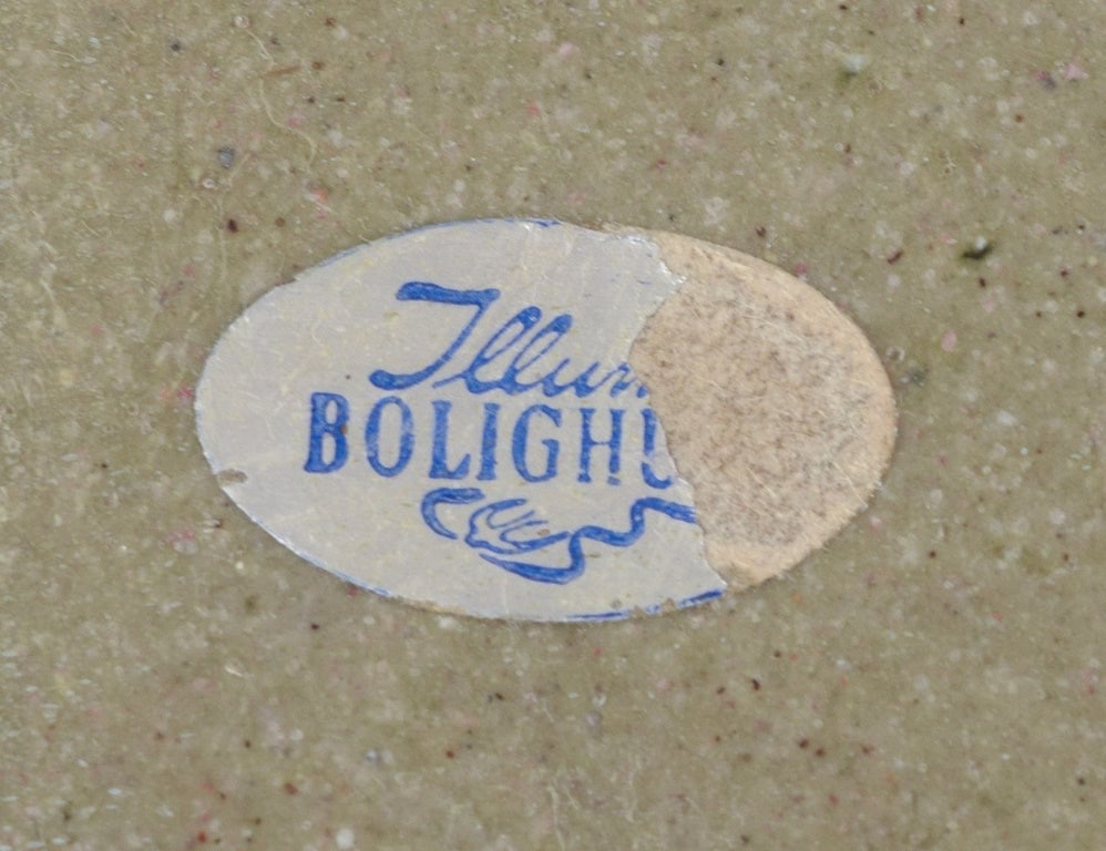 Bjørn Wiinblad, own workshop. Large ceramic bowl with female motif. Dated 1965. - 9