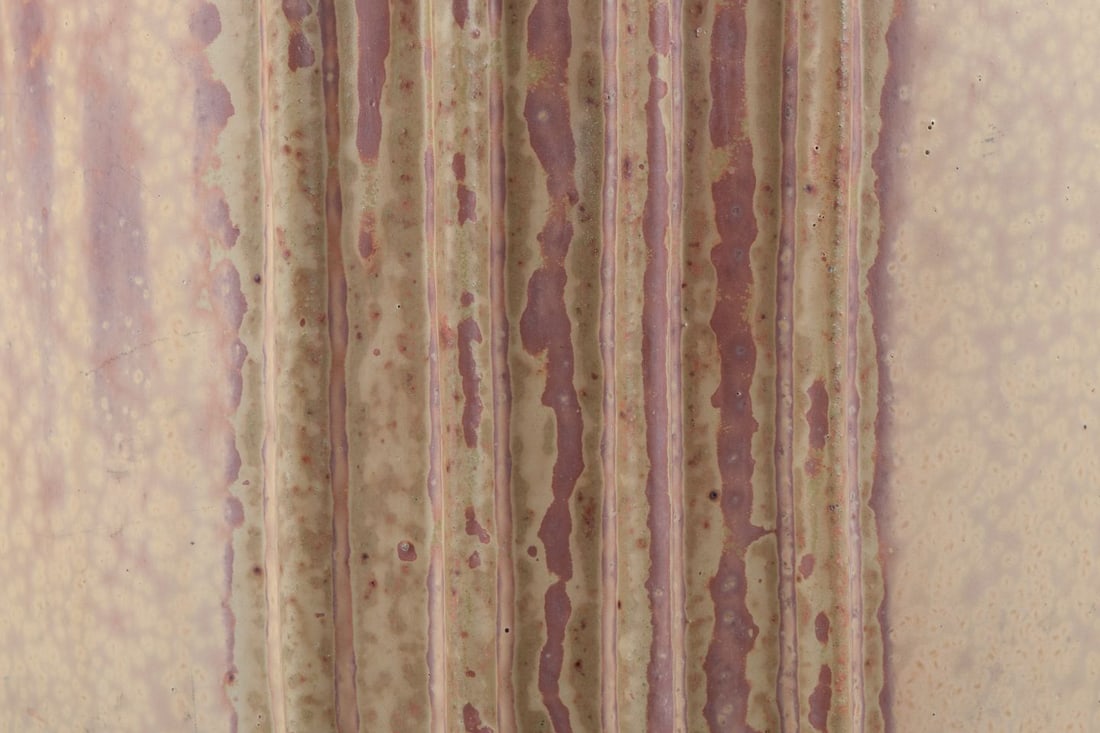 Arne Bang. Large and rare floor vase. Glaze in green-brown tones. 1940s - 7