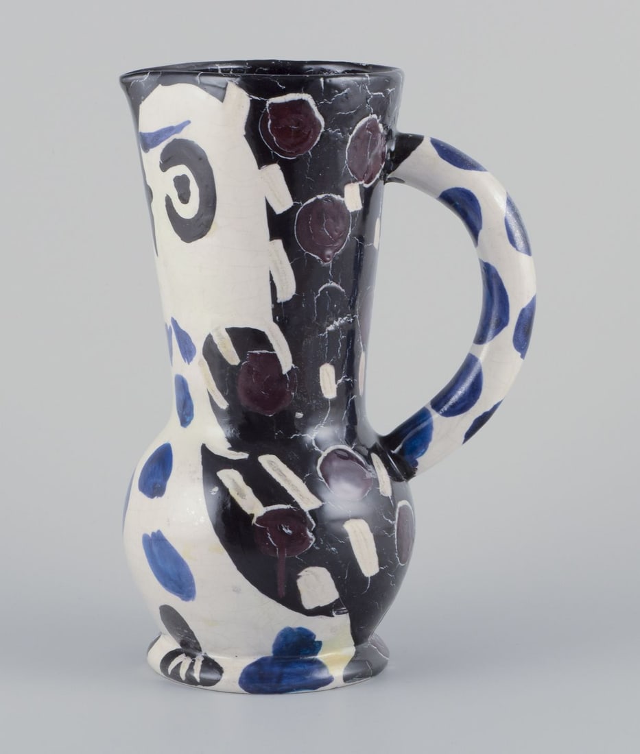 Pablo Picasso (1881-1973). "Cruchon Hibou" jug in glazed earthenware. Designed in 1955. - 3