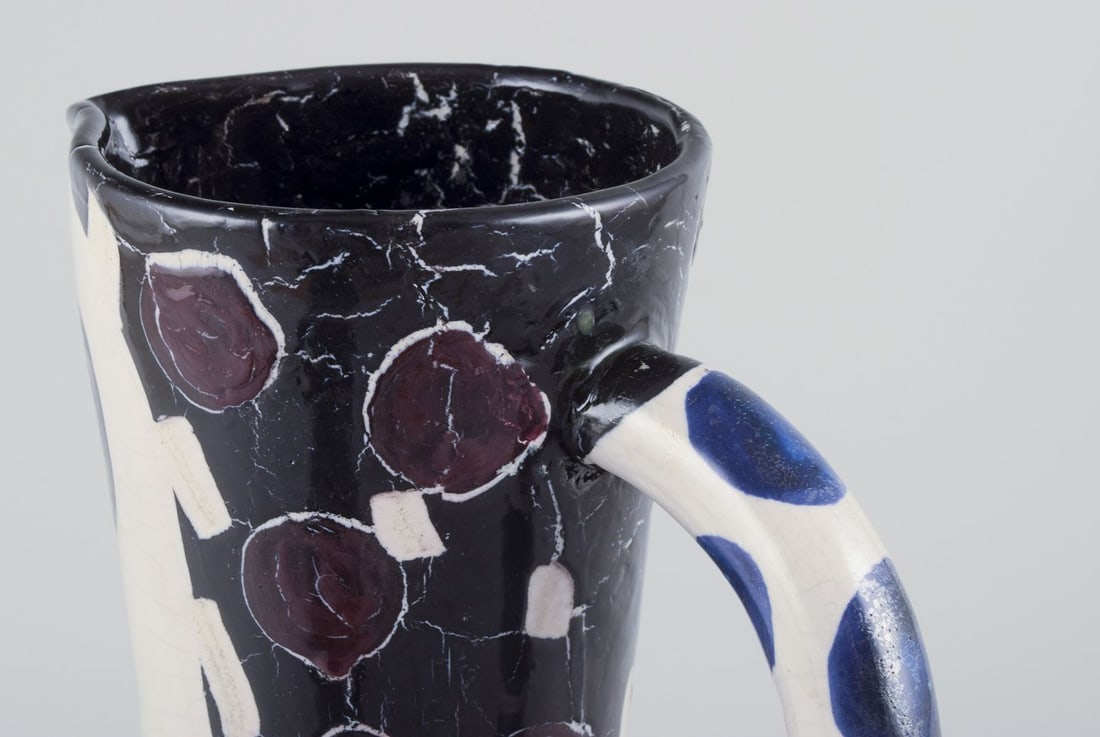 Pablo Picasso (1881-1973). "Cruchon Hibou" jug in glazed earthenware. Designed in 1955. - 4
