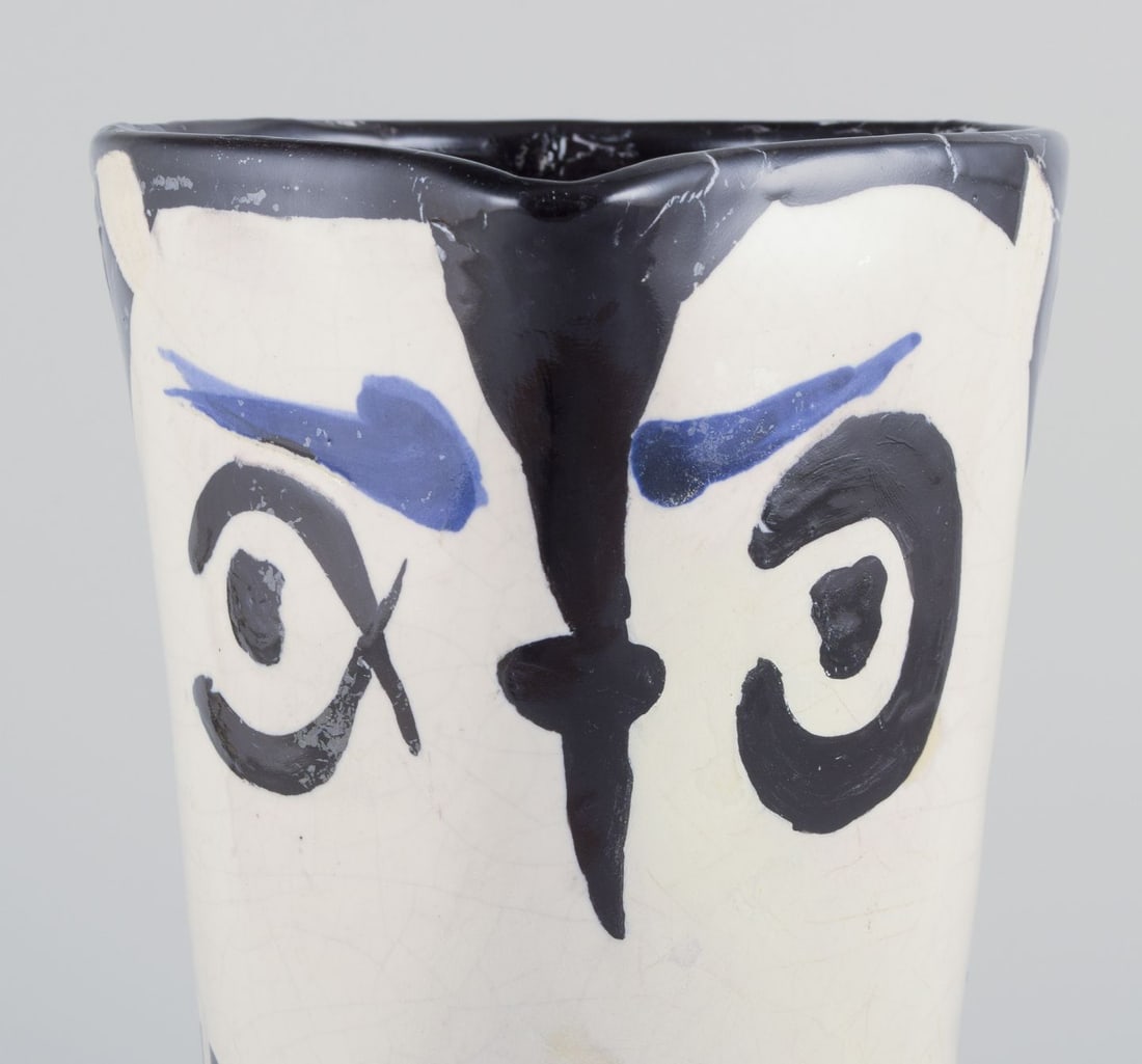 Pablo Picasso (1881-1973). "Cruchon Hibou" jug in glazed earthenware. Designed in 1955. - 7