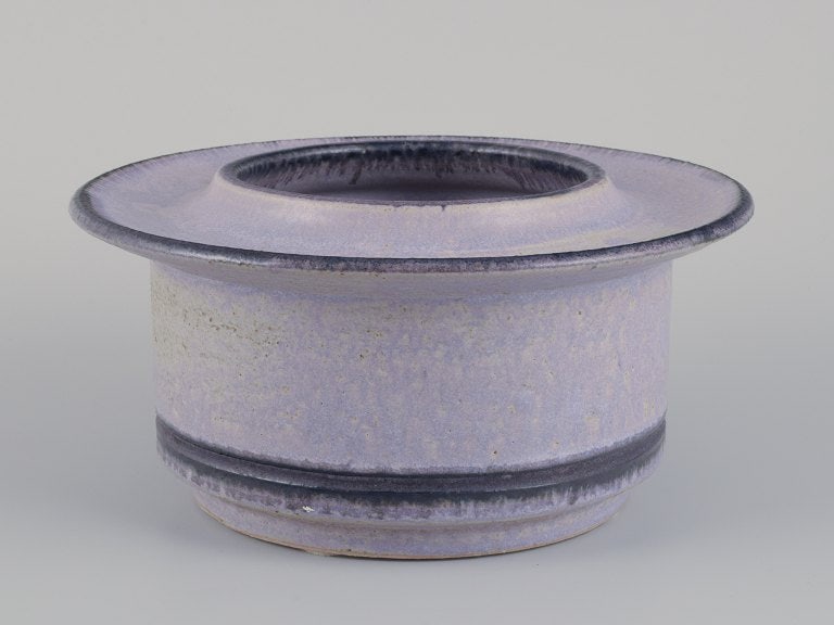 Carl Cunningham-Cole (1942-2015), British ceramicist, own workshop. Large unique ceramic bowl. Light - 2