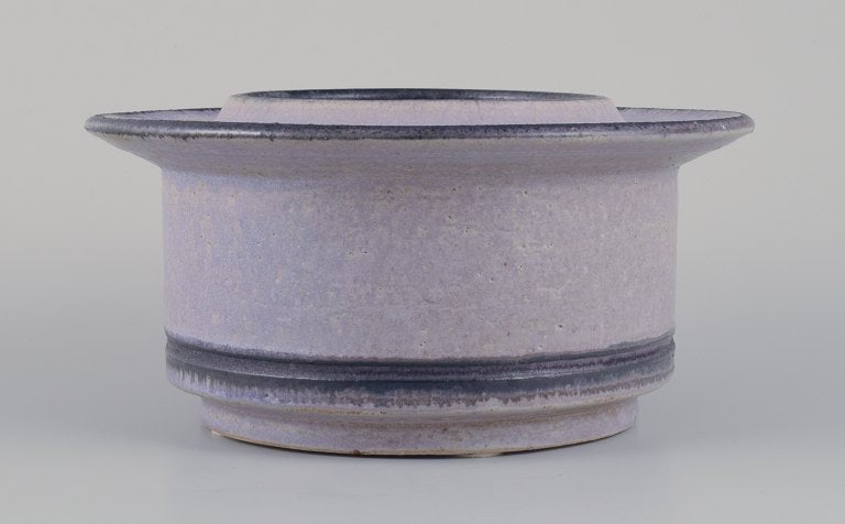 Carl Cunningham-Cole (1942-2015), British ceramicist, own workshop. Large unique ceramic bowl. Light - 3