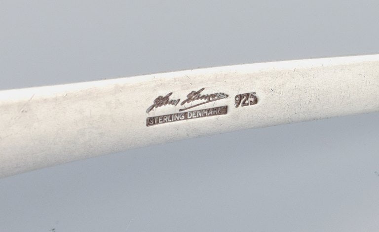 Arne Bang, jam jar with matching Cohr silver lid and Hans Hansen sterling silver spoon. - 8