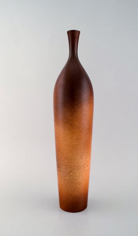 Suzanne Ramie (1905-1974) for Atelier Madoura. Large vase in glazed stoneware. Beautiful glaze in - 2