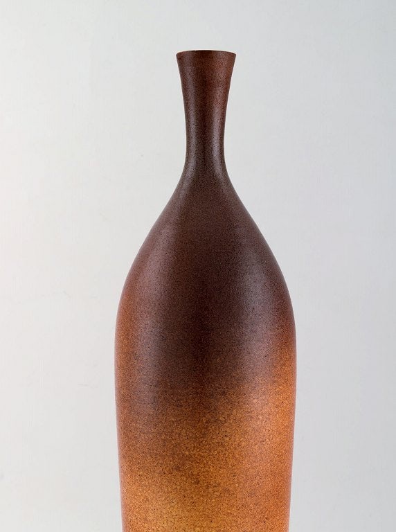 Suzanne Ramie (1905-1974) for Atelier Madoura. Large vase in glazed stoneware. Beautiful glaze in - 3