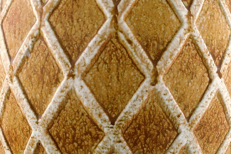 Gunnar Nylund for Rörstrand / Rorstrand. Colossal unique floor vase with geometric pattern in - 6