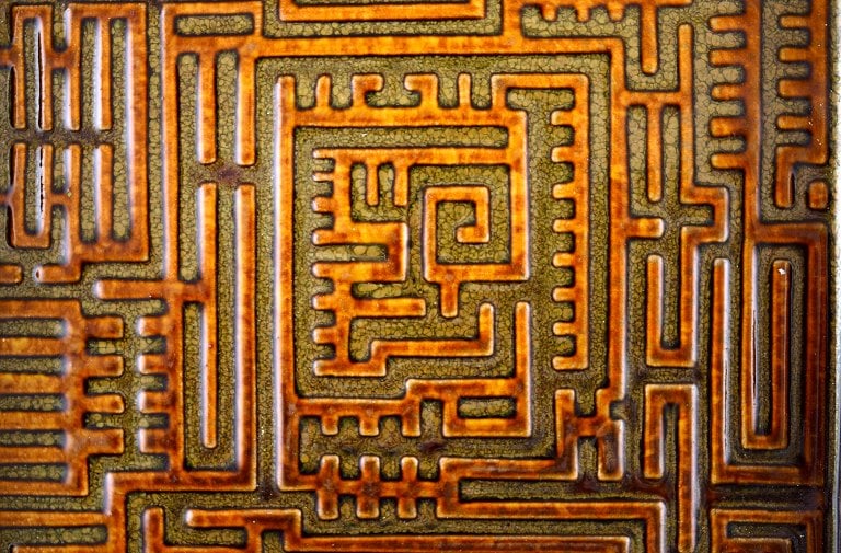 Stig Lindberg, Gustavsberg, Domino dish in ceramics. - 3