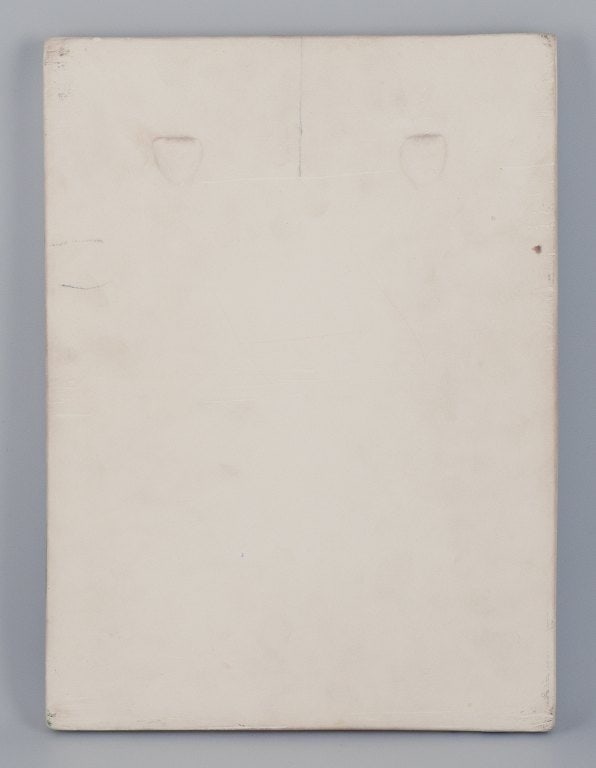 Naile Wafin for Arabia, Finland. Unique wall relief. Hand-decorated with a floral motif. - 8