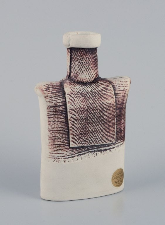 Suzanne Öhlén (born 1953) for Rörstrand, Sweden. Porcelain vase with glaze in brown (1 of 7)