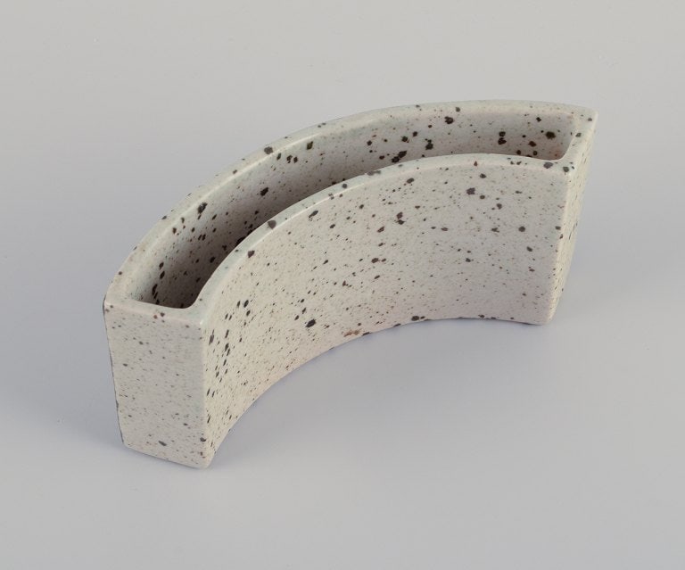 Per Linnemann-Schmidt (1912-1999) for Palshus, Denmark. Three rare ceramic vases. Glaze in earthy - 3