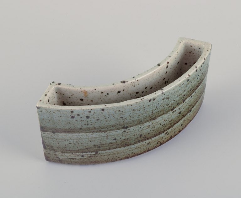 Per Linnemann-Schmidt (1912-1999) for Palshus, Denmark. Three rare ceramic vases. Glaze in earthy - 4