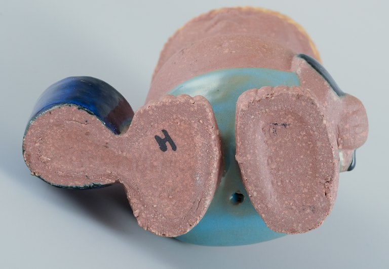 Lisa Larson for Gustavsberg. Stoneware figurine from "Children of the World" series. - 6