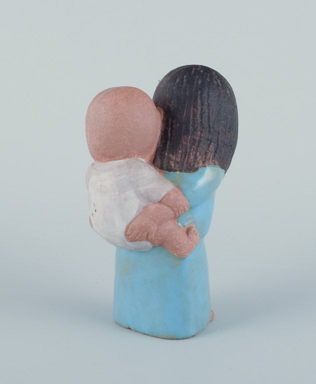Lisa Larson for Gustavsberg. Stoneware figurine "Öst" (East) from the series "All världens - 2