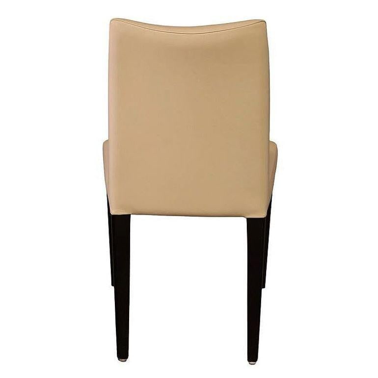 Dakota Jackson Pull Up "Iko" Sculpted Leather Side Chair - 5