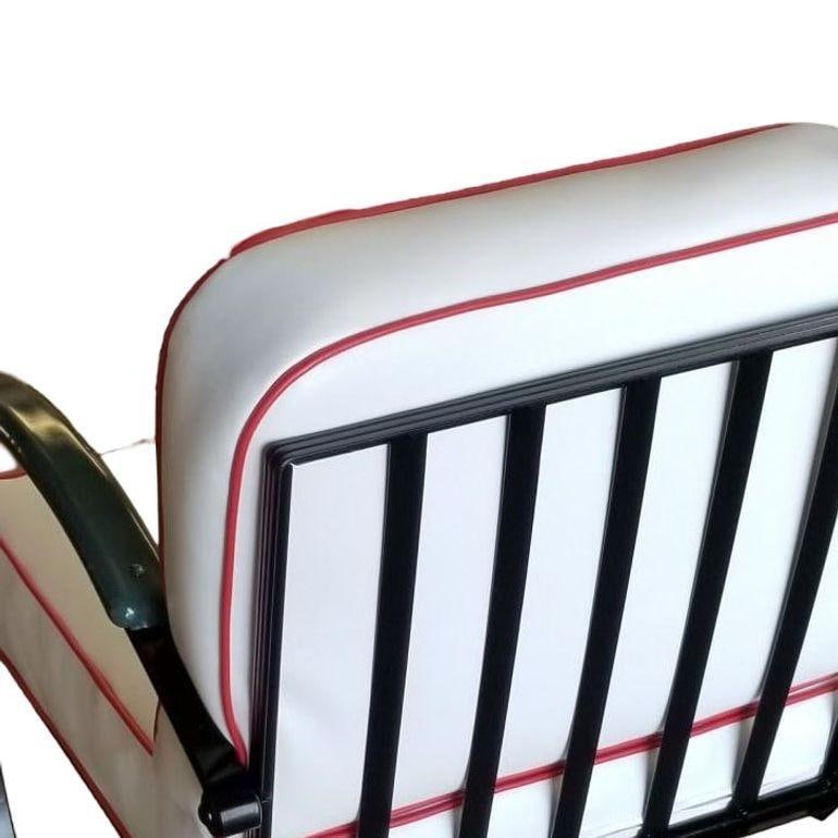 Wolfgang Hoffmann Custom Green and Black Springer Chair for Howell - 12