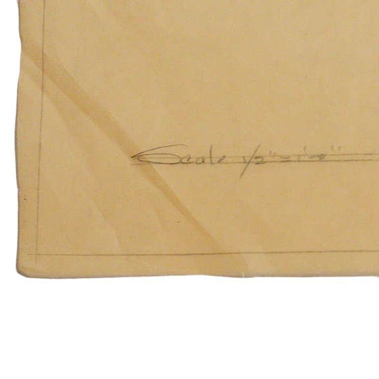 1955 Recreation Room Architectural Rendering by Rucker Fuller - 6