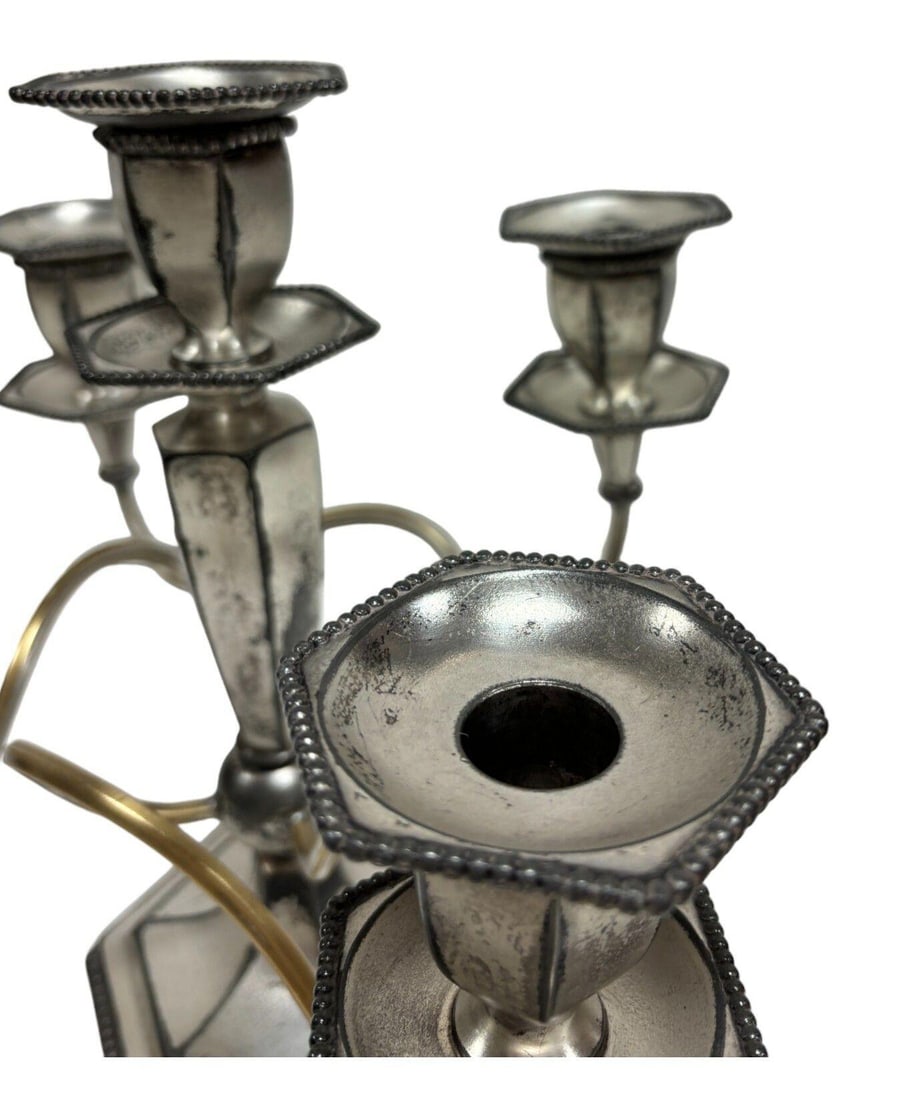 Vintage "Rogers" Silver Plated-5 arms Candelabra - 10