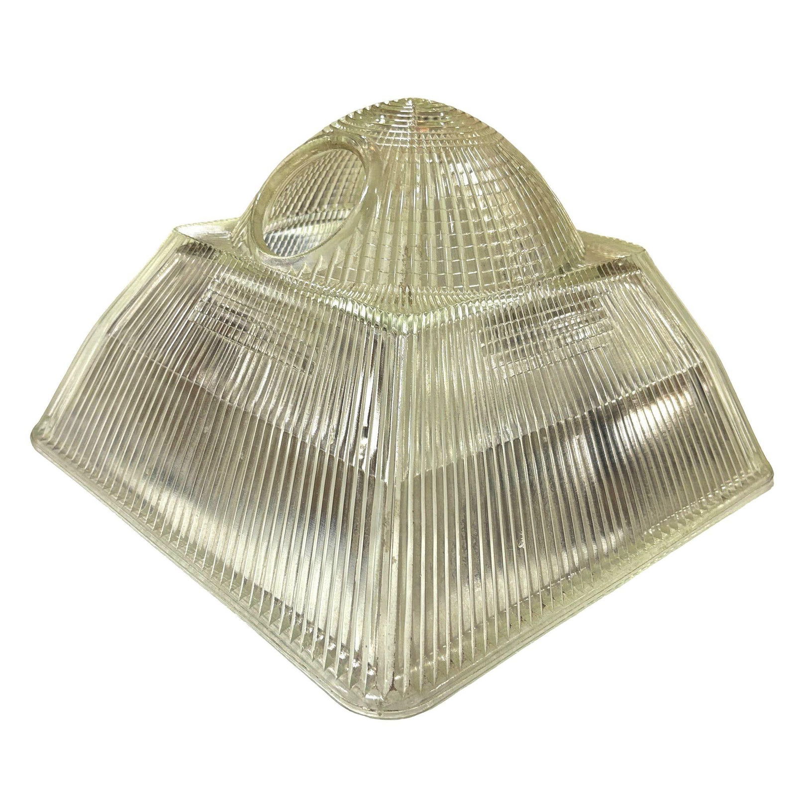 Holophane Glass Ceiling Pendant Light Shade - 15