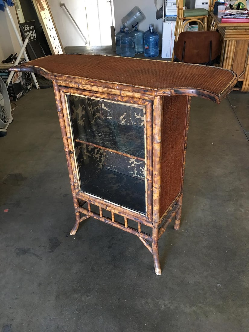 Aesthetic Movement Tiger Bamboo Bat Wing Bar - 18