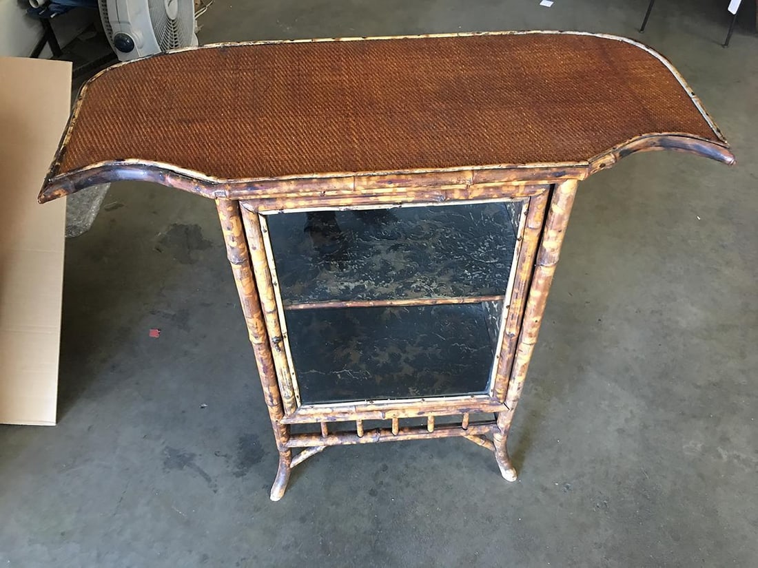 Aesthetic Movement Tiger Bamboo Bat Wing Bar - 5