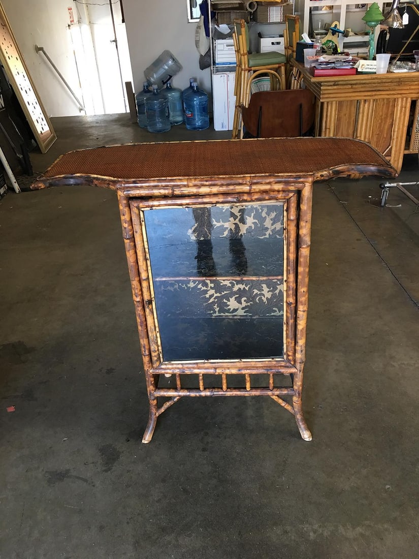 Aesthetic Movement Tiger Bamboo Bat Wing Bar - 6