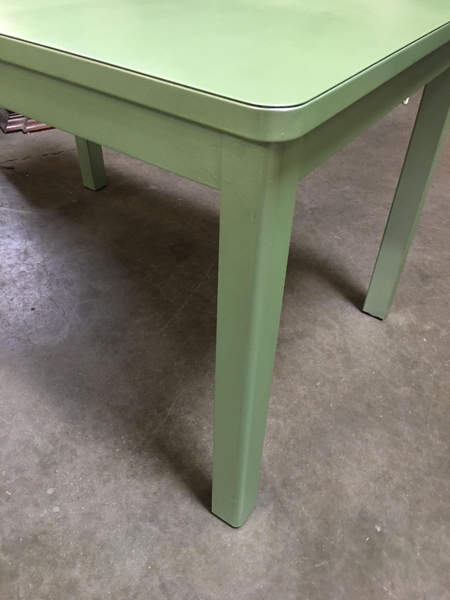 Midcentury Steelcase Tanker Dining Table and Chairs Set - 15