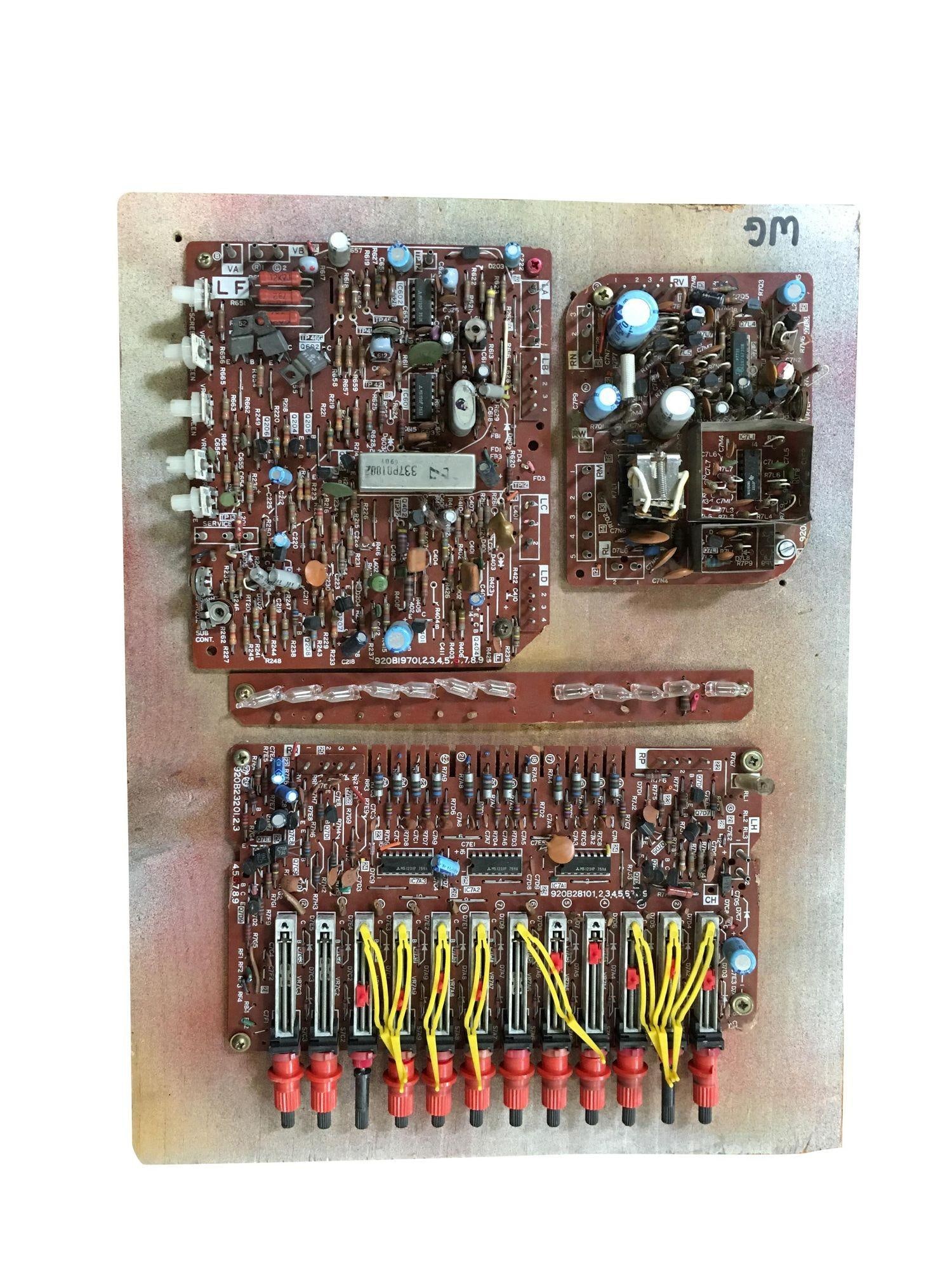 Abstract "Electronic Spaghetti" Artography Wall Sculpture by Pasqual Bettio - 19