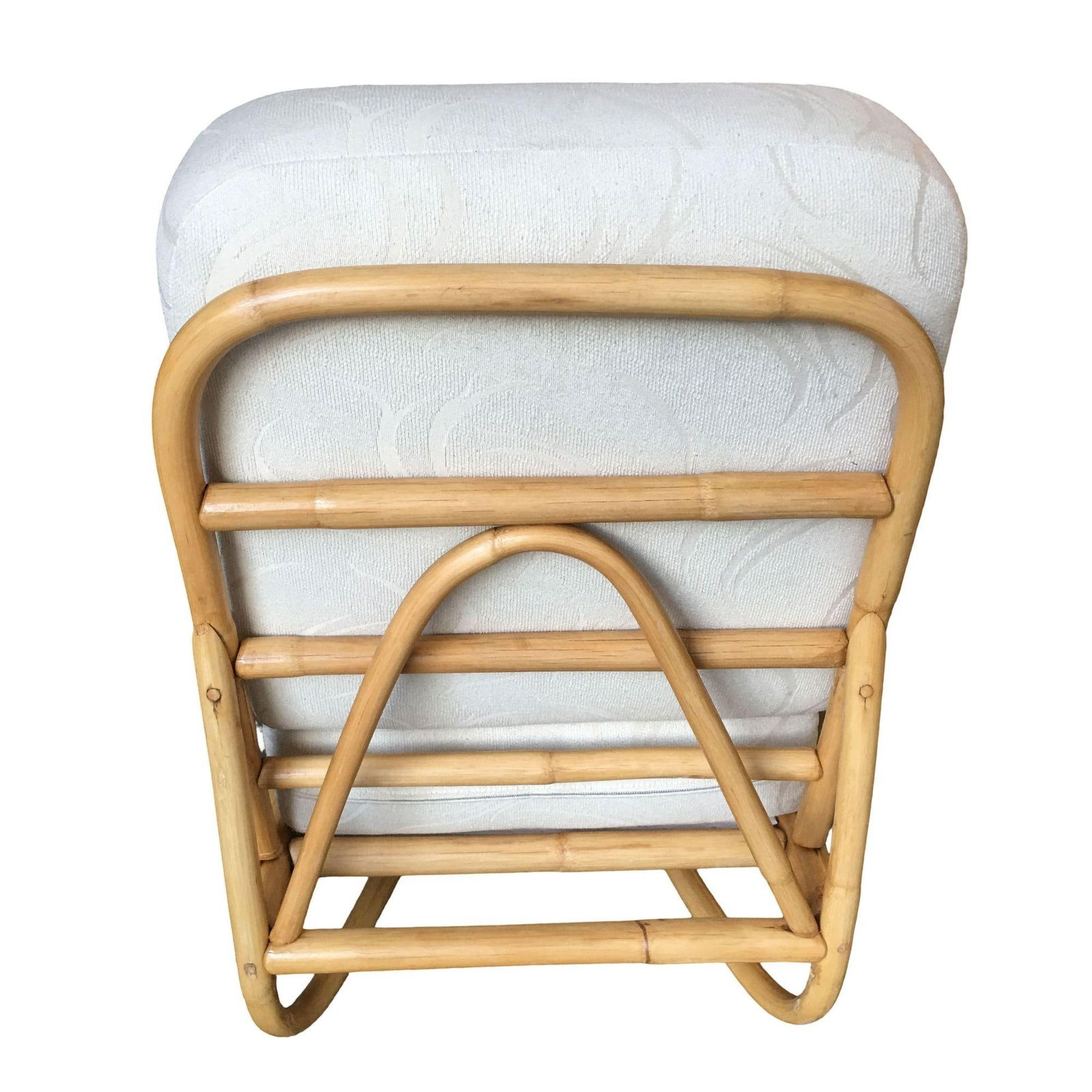 Restored Floating Rattan Lounge Chair in the Style of Paul Frankl - 12