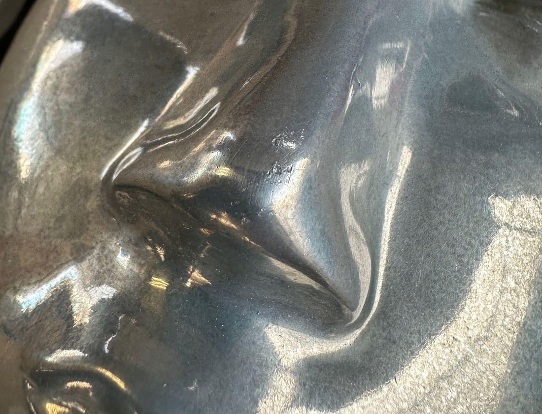 Art Deco Style Female Face Mask Wall Sconce - 4