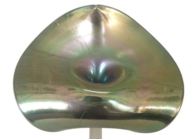 Jack-in-the-Pulpit Glass Vase by Stuart Abelman - 4