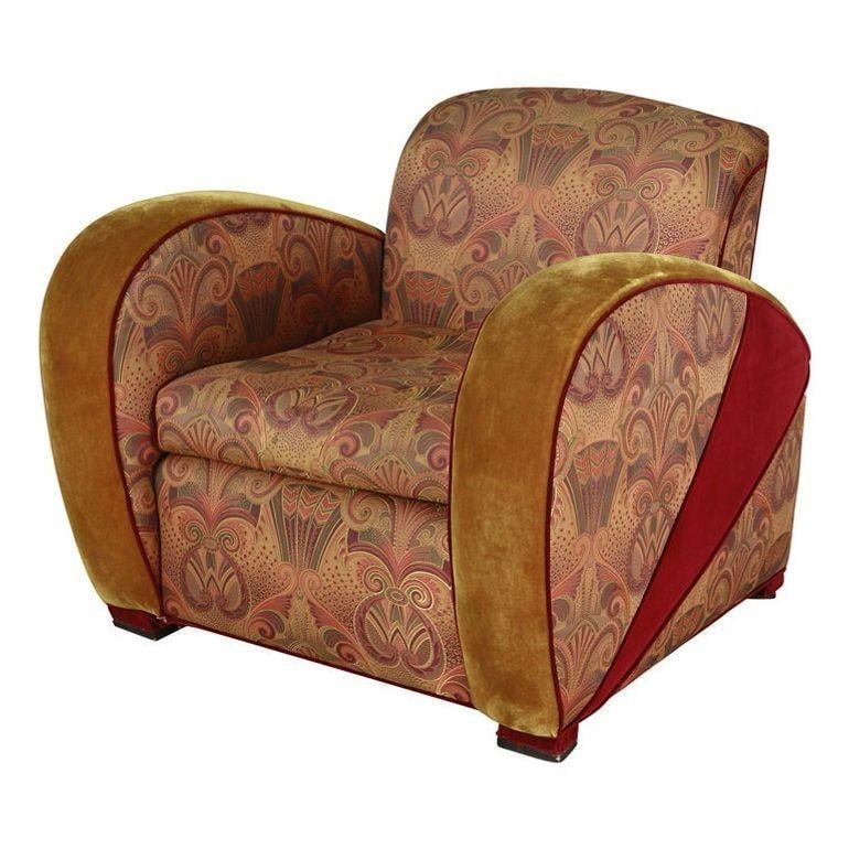 Art Deco Jazz Club Chair in the Style of Frankl's Speed Chair - 5