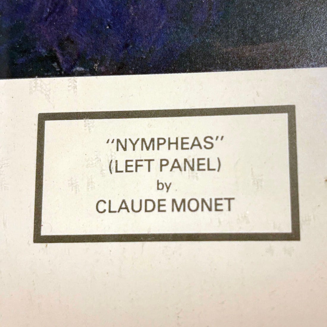 1979 Carnegie Institute "Nympheas" Lithograph Poster By Claude Monet Framed - 5