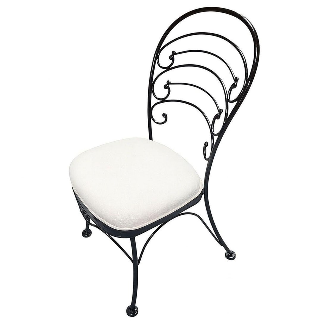 Restored Mid-century Iron Café Patio/Otdoor "Ribcage" Chair by Woodard Set of 30 - 11