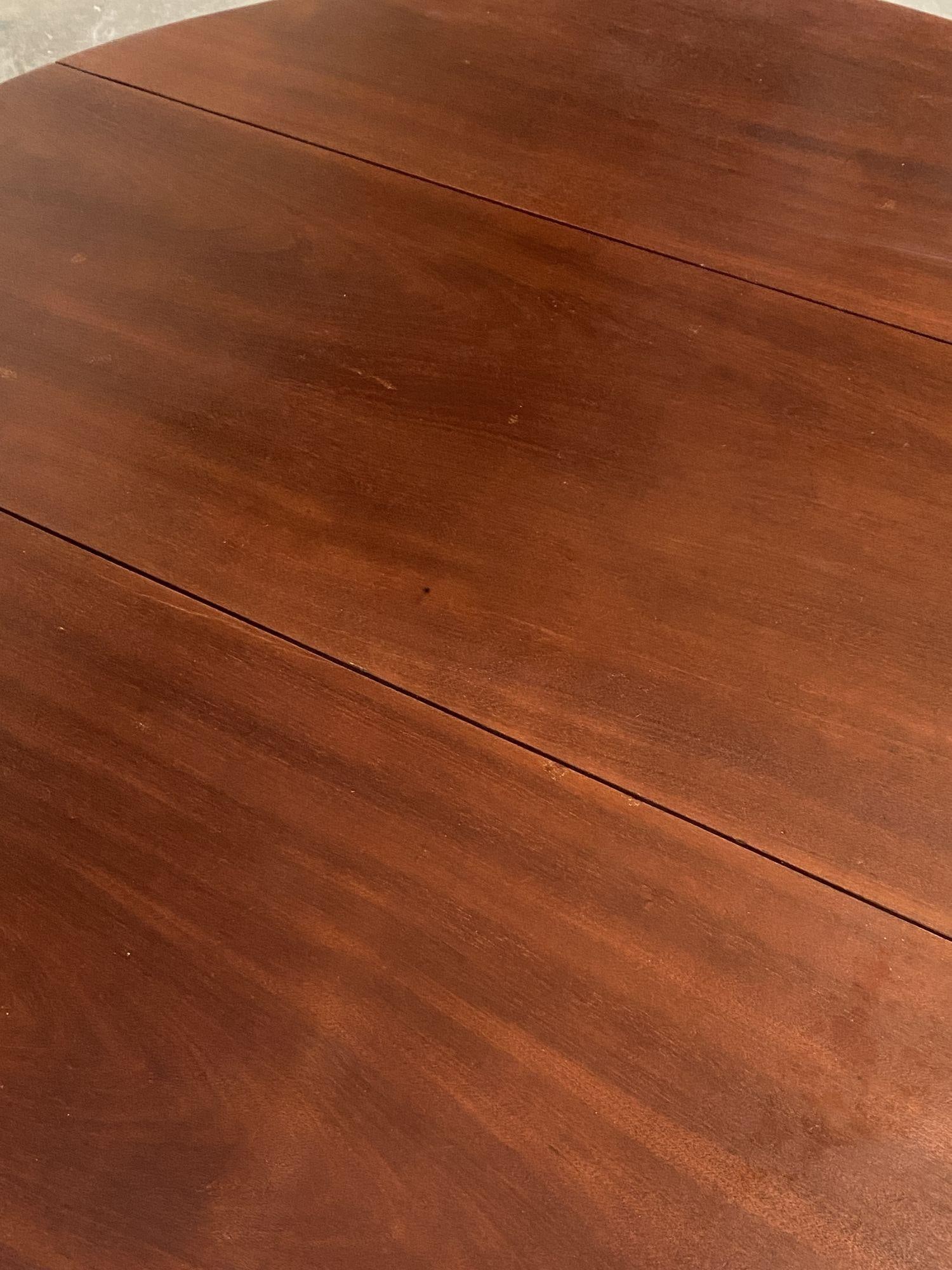 Late Victorian French Drop-Leaf Oak Dining Table - 4