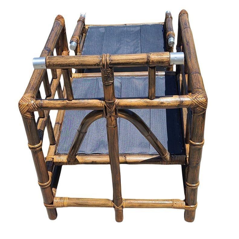 Restored 8 Piece "Far Horizon" Rattan Livingroom Set by John Wisner For Ficks - 6