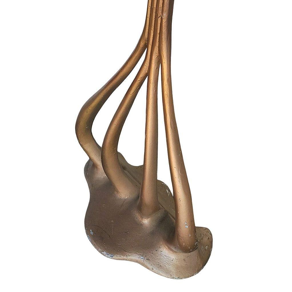 French Art Nouveau Cast Aluminum Music Book Stand in Gaudi Style, 2 Available - 6