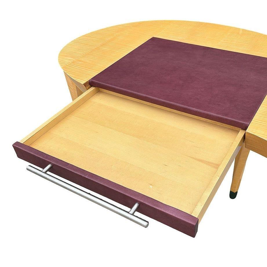 Dakota Jackson "Arabesque" Sculpted Sycamore Wood Writing Desk - 14