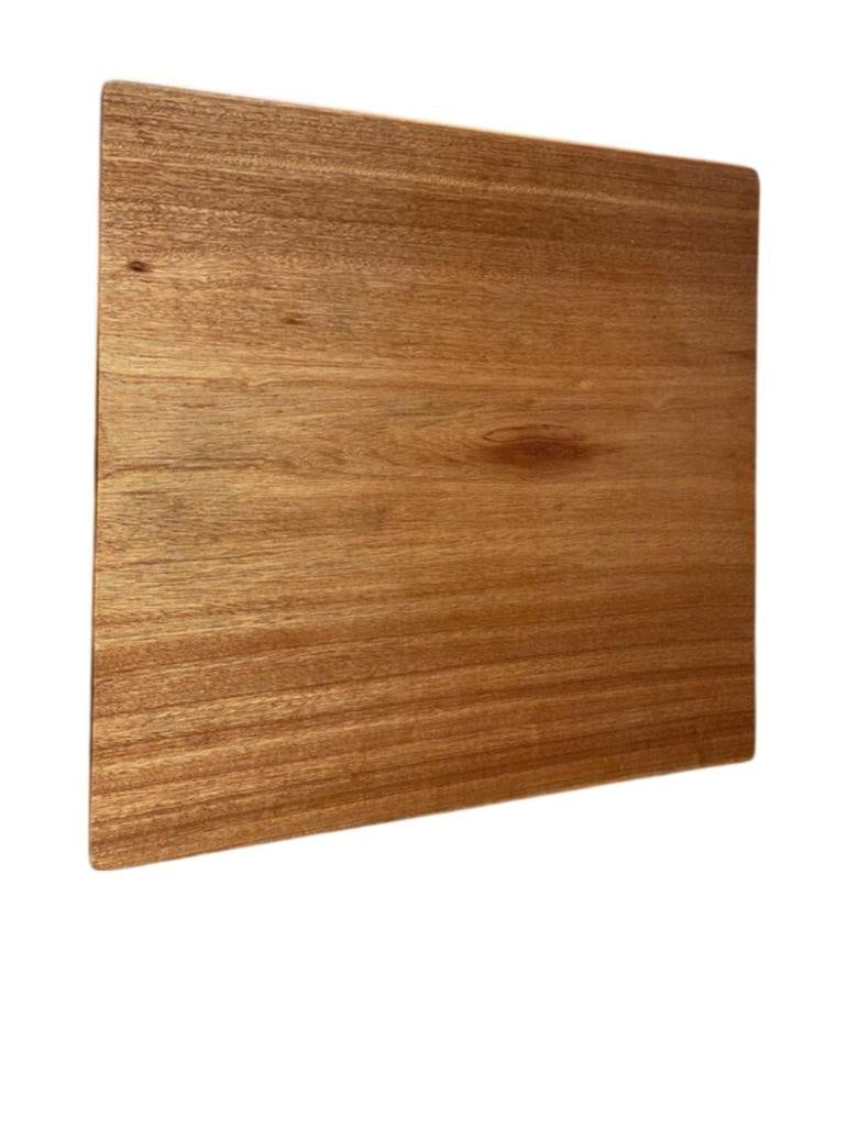 Restored Mid-century 3-Strand "Arch" Base Rattan Games Table W/ Mahogany Top - 17