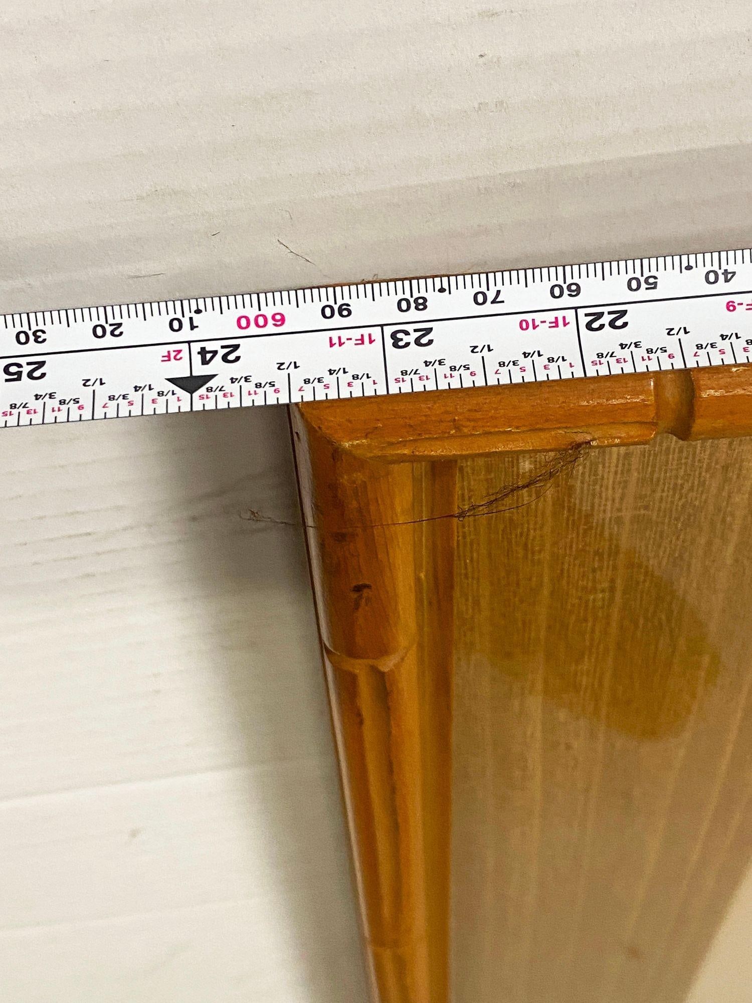 MCM Peeking Pink Flamingo Watercolor on Paper Signed by Shirrell Graves, Framed - 14