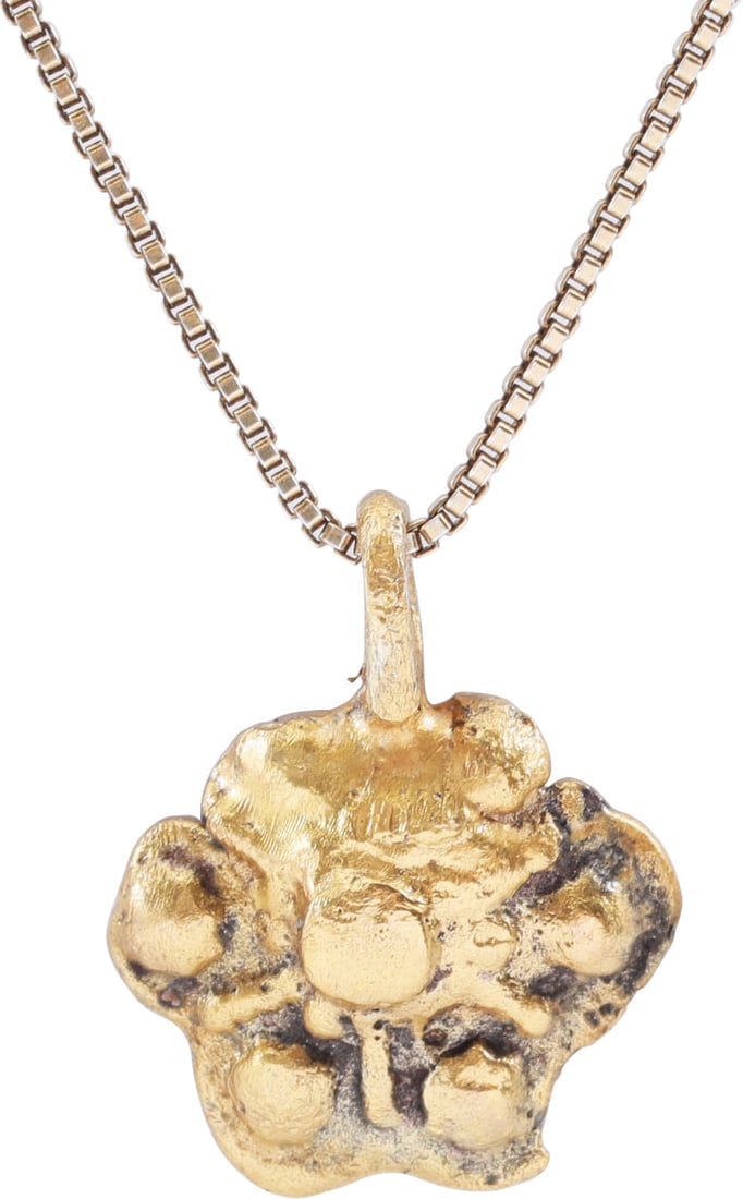 ROMAN WHEEL OF FORTUNE AMULET, 3RD-6TH C.AD (1 of 4)