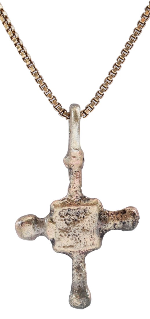MEDIEVAL EUROPEAN CONVERT’S CROSS NECKLACE, 9th-10th CENTURY - 2