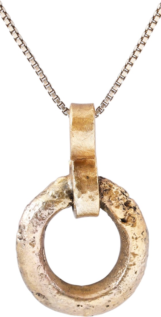 CELTIC PROSPERITY RING NECKLACE, C.300-100 BC - 2