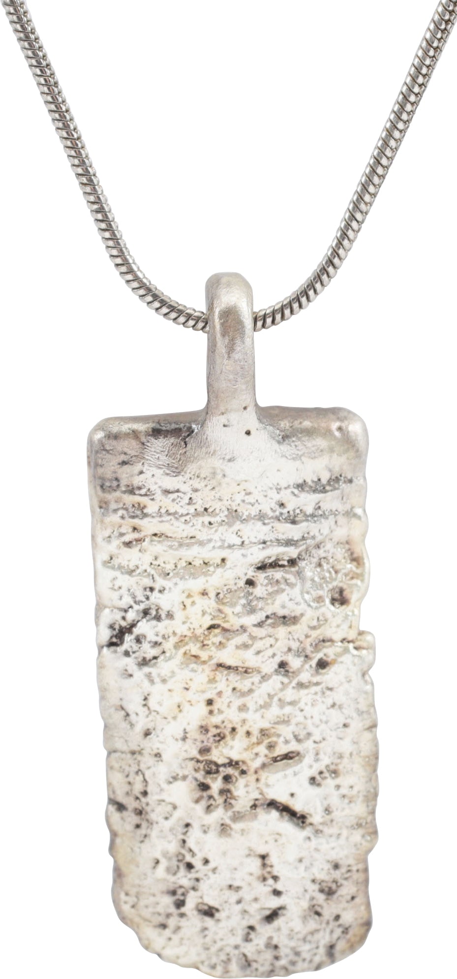 VIKING WARRIOR’S BRACELET PENDANT NECKLACE: 10th-11th century AD. Vikings were highly skilled metallurgists, and as a result, breaking metal had supernatural significance for them. Breaking ringjarn (iron rings) as shown on the Larbro Stone,