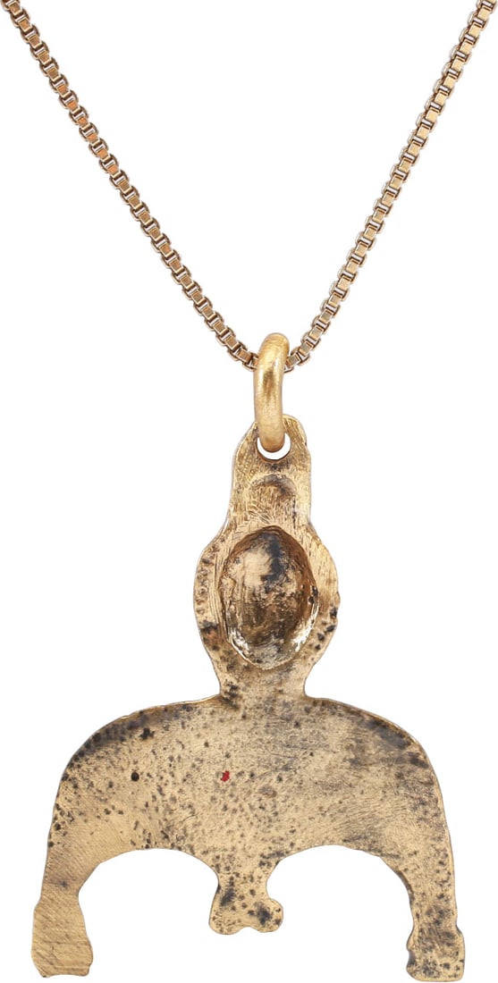 FINE VIKING LUNAR PENDANT NECKLACE, 10TH-11TH CENTURY AD - 2