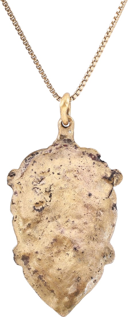 ANCIENT VIKING HEART PENDANT NECKLACE, C.850-1050 AD - 2