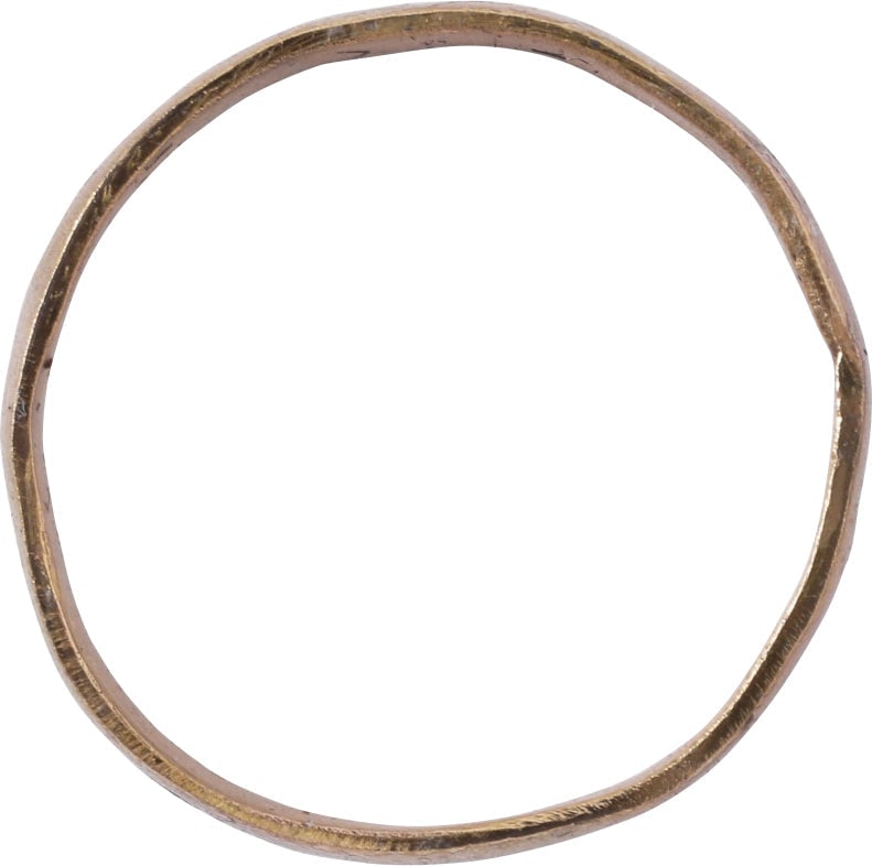 VIKING WOMAN’S WEDDING RING, 850-1050 AD SIZE 4 1/2 - 2