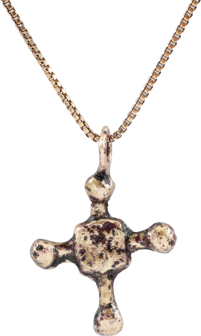 VIKING LUNAR PENDANT NECKLACE, 10TH-11TH CENTURY - 4